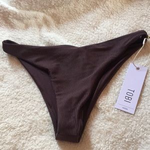 Tobi ribbed bikini bottom